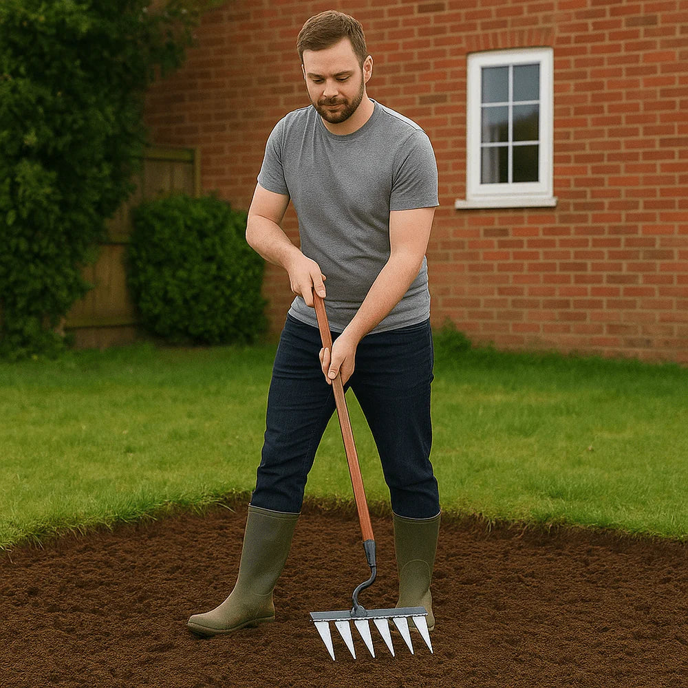 Râteau en acier LawnLiberator